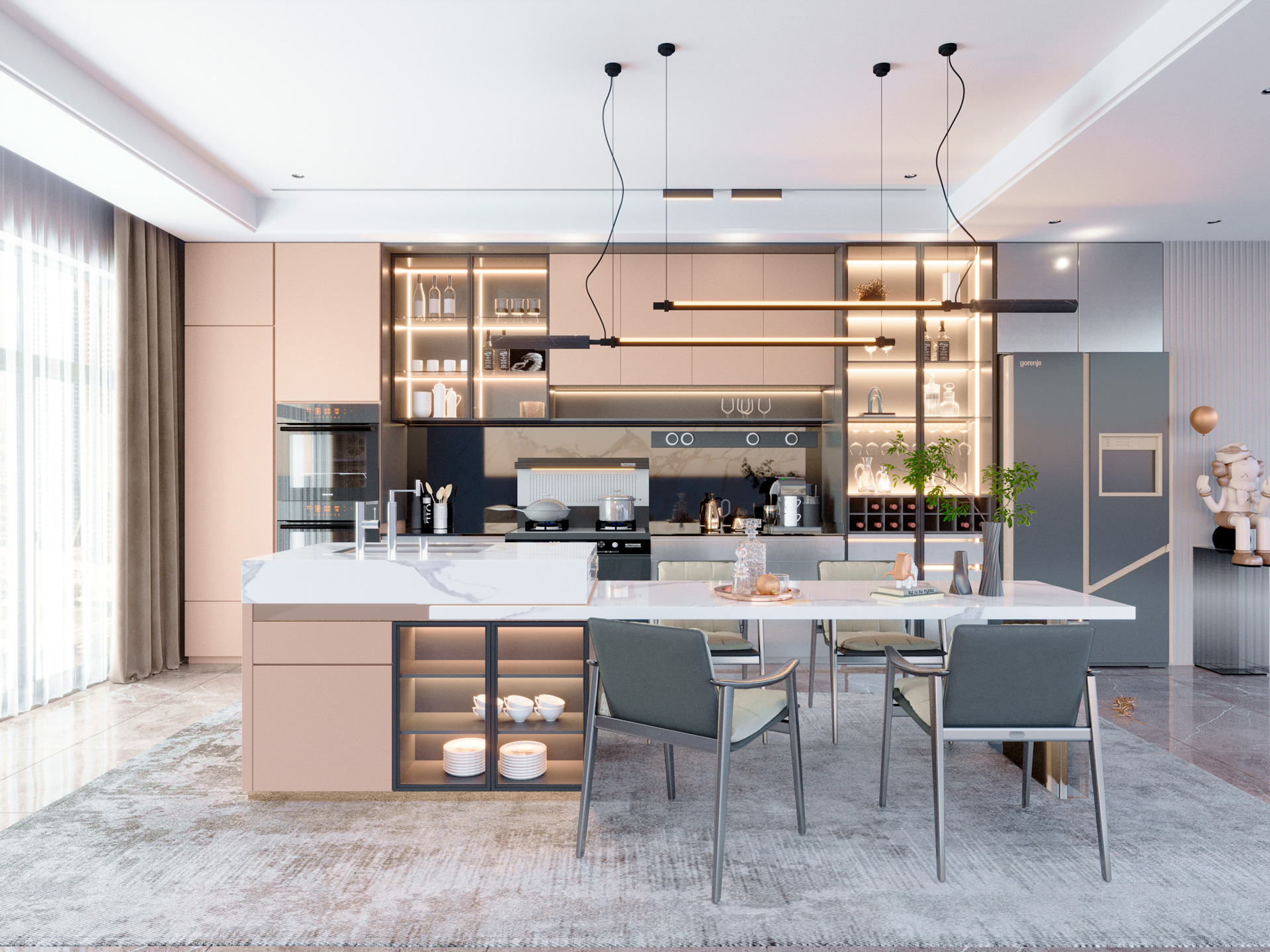 diseño cocina moderna almeria placido arcas