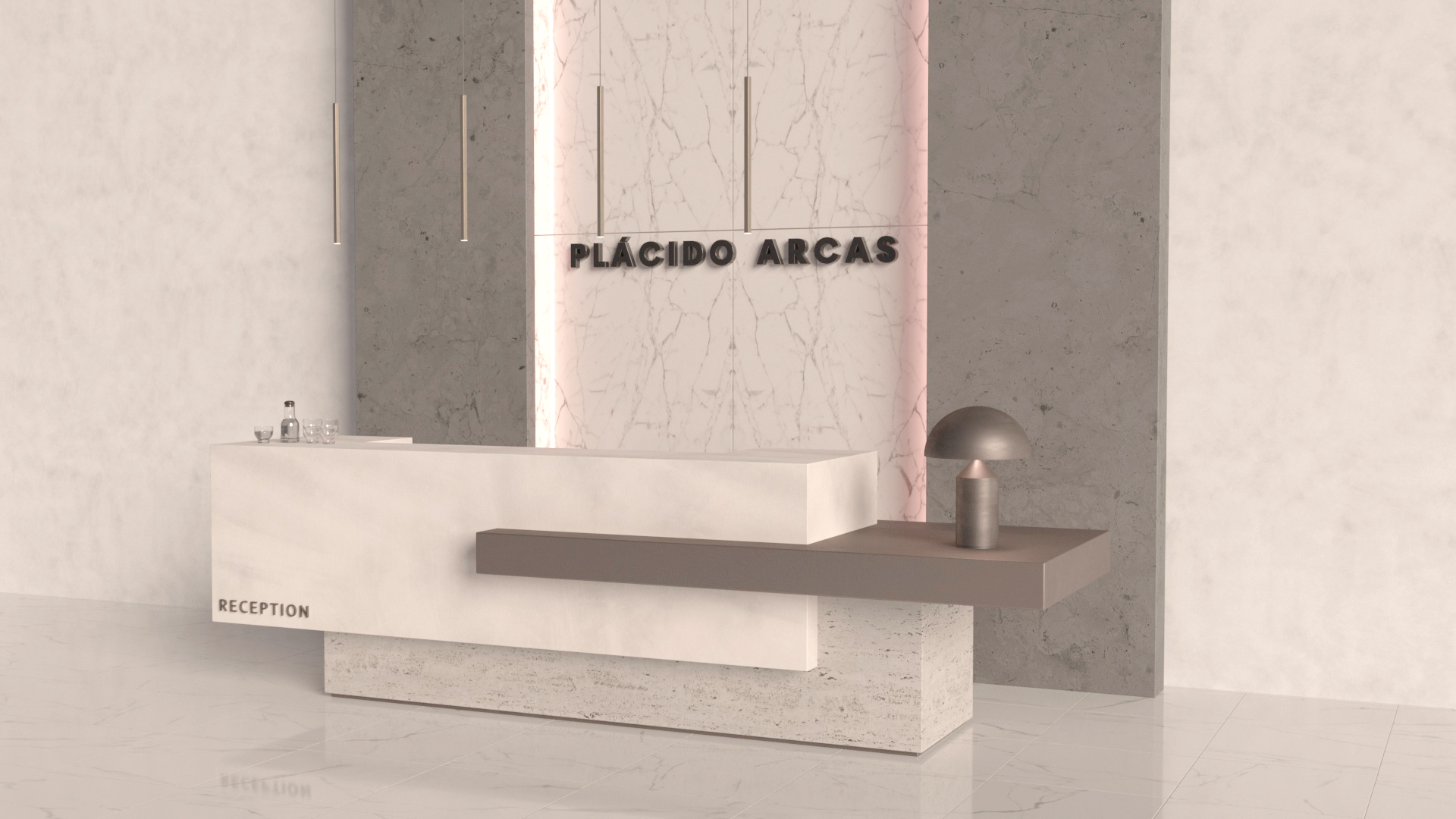 diseño oficina recepcion almeria placido arcas