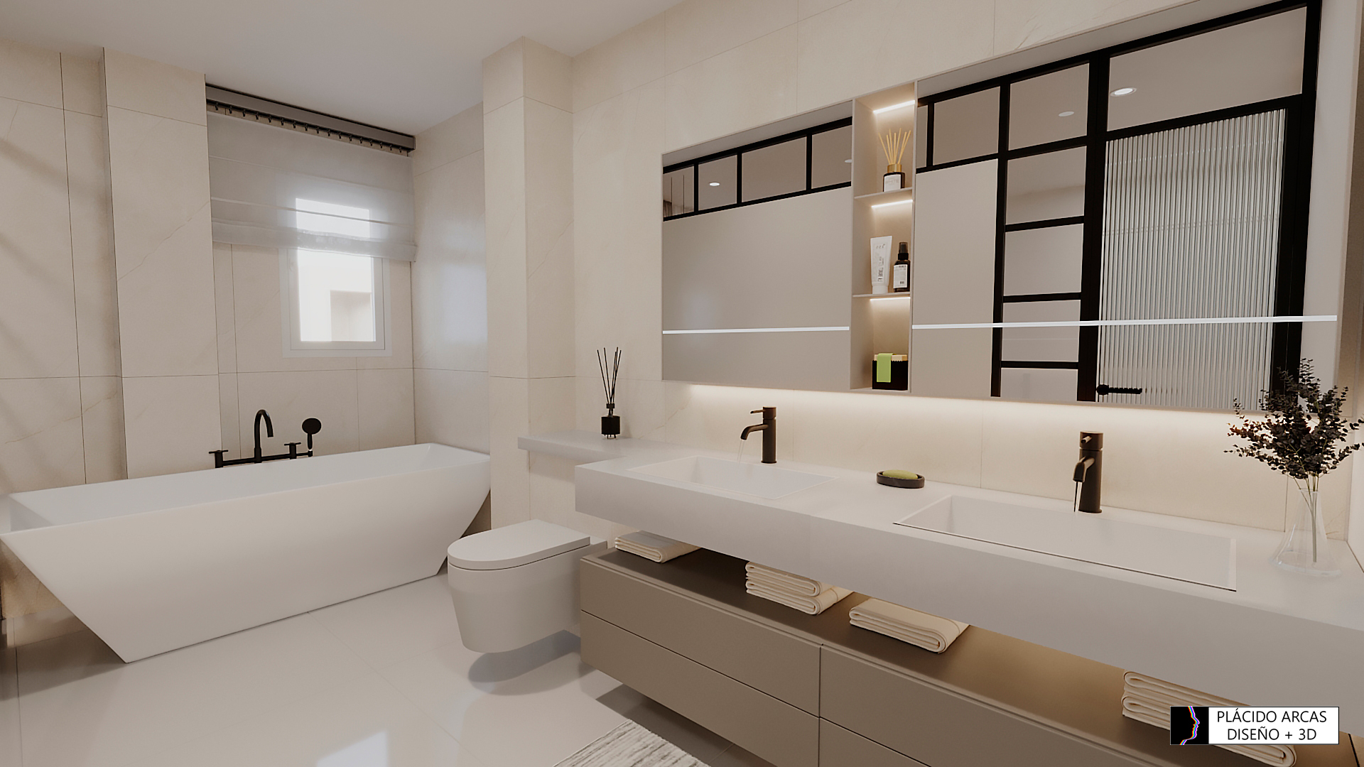 interiorismo diseño baño almeria placido arcas