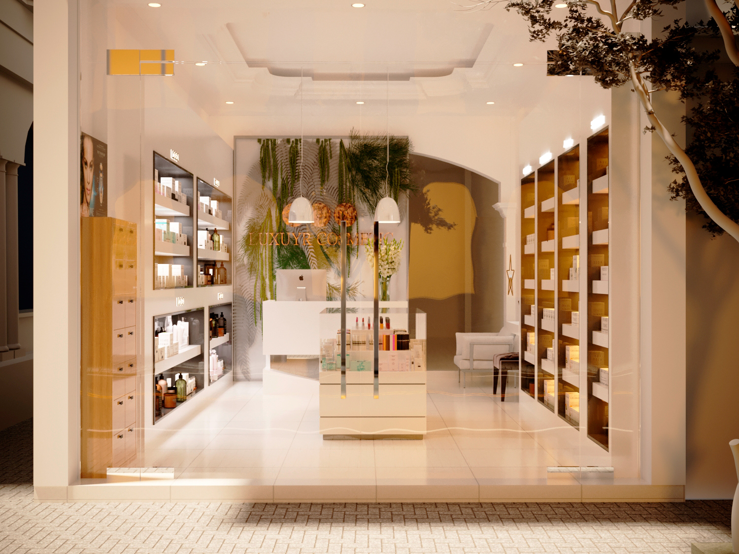 diseño interiorismo perfumeria cosmeticos almeria ar