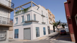 exterior edificio promocion inmobiliaria 3d almeria placido arcas