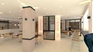 render 3d bar restaurante almeria placido arcas